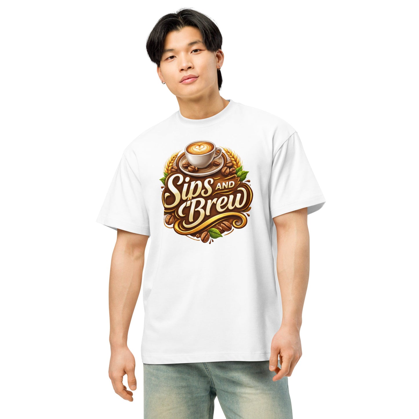 Men’s Box Tee - Sips and Brew