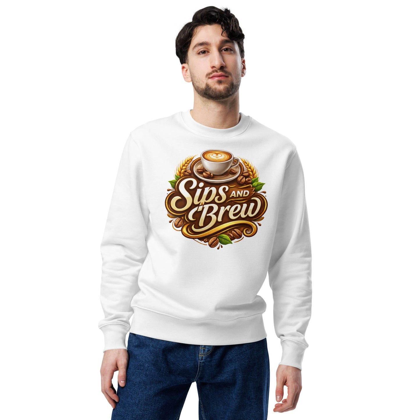Unisex Eco Sweatshirt - Sips and Brew