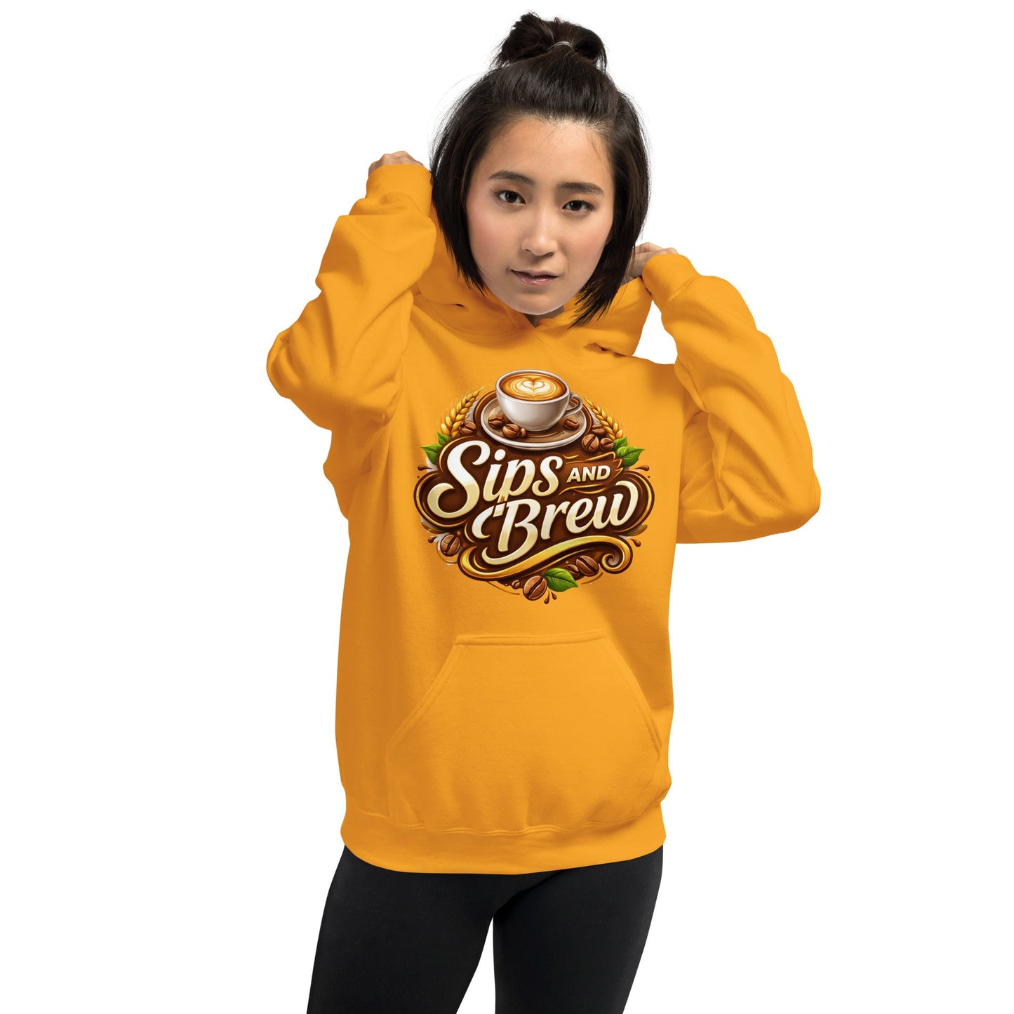 Unisex Hoodie - Sips and Brew