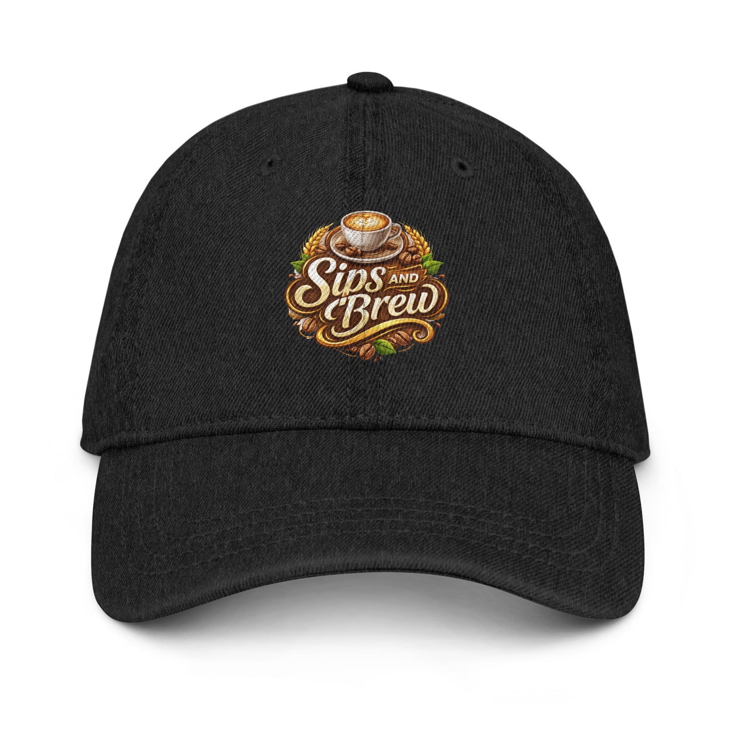 Denim Hat - Sips and Brew