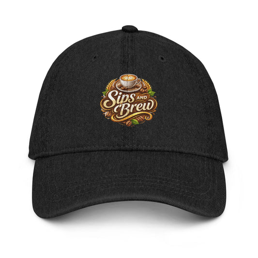 Denim Hat - Sips and Brew