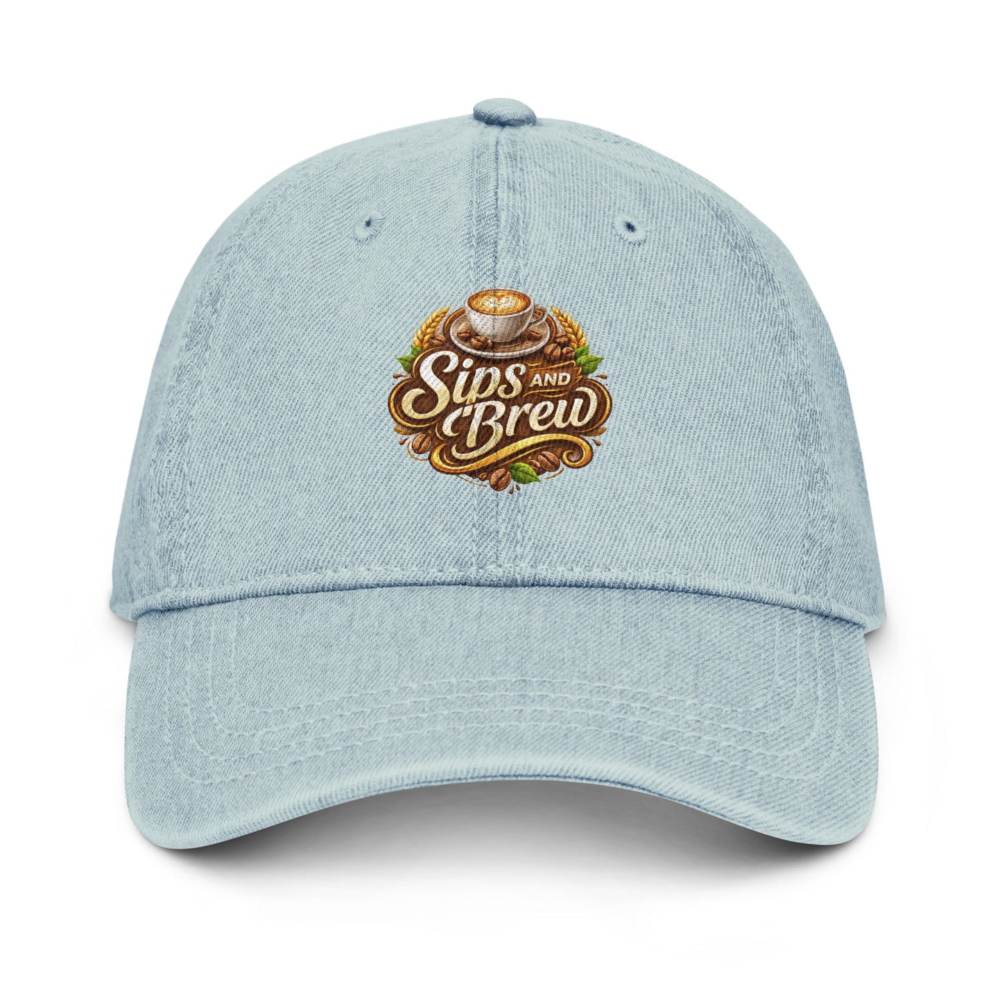 Denim Hat - Sips and Brew