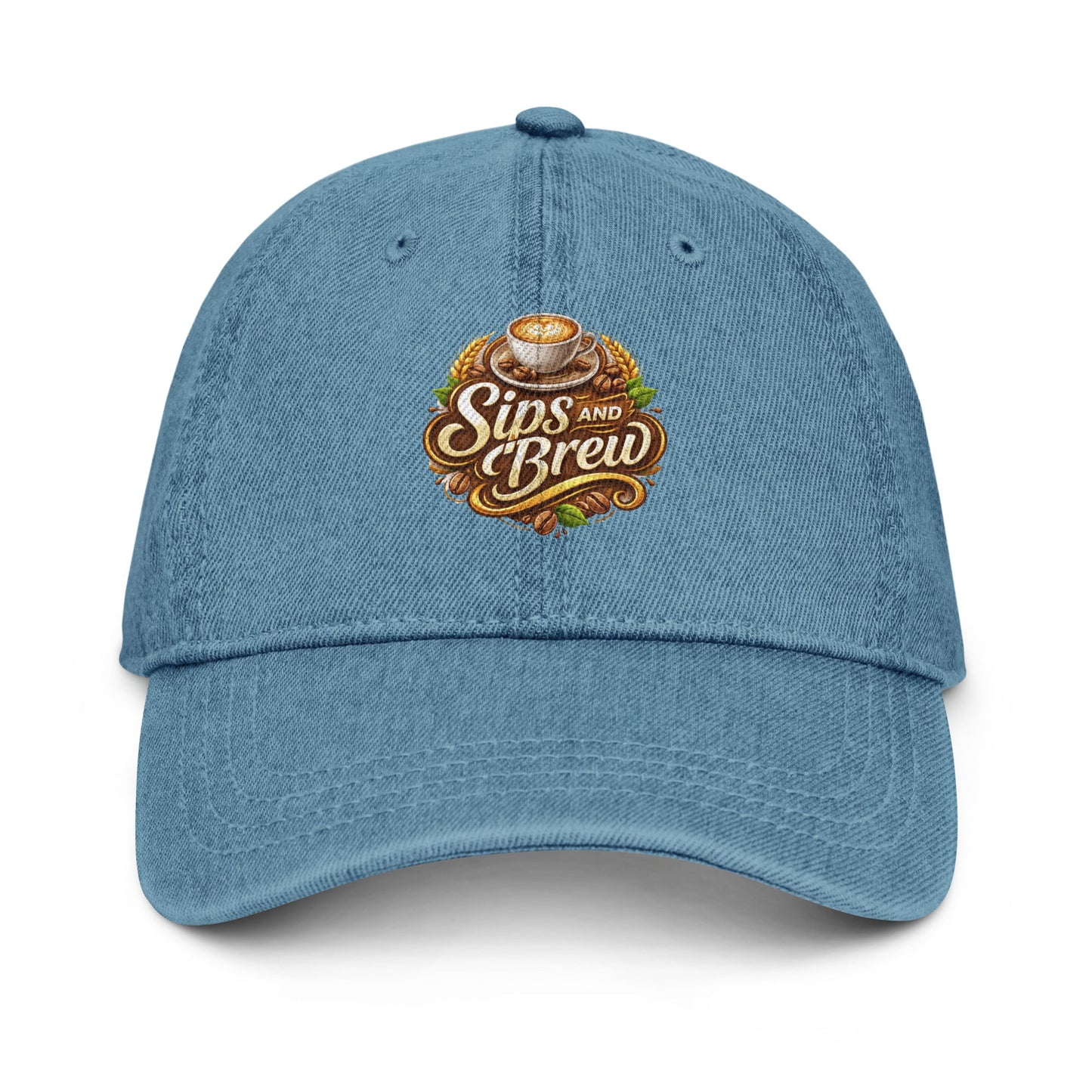 Denim Hat - Sips and Brew