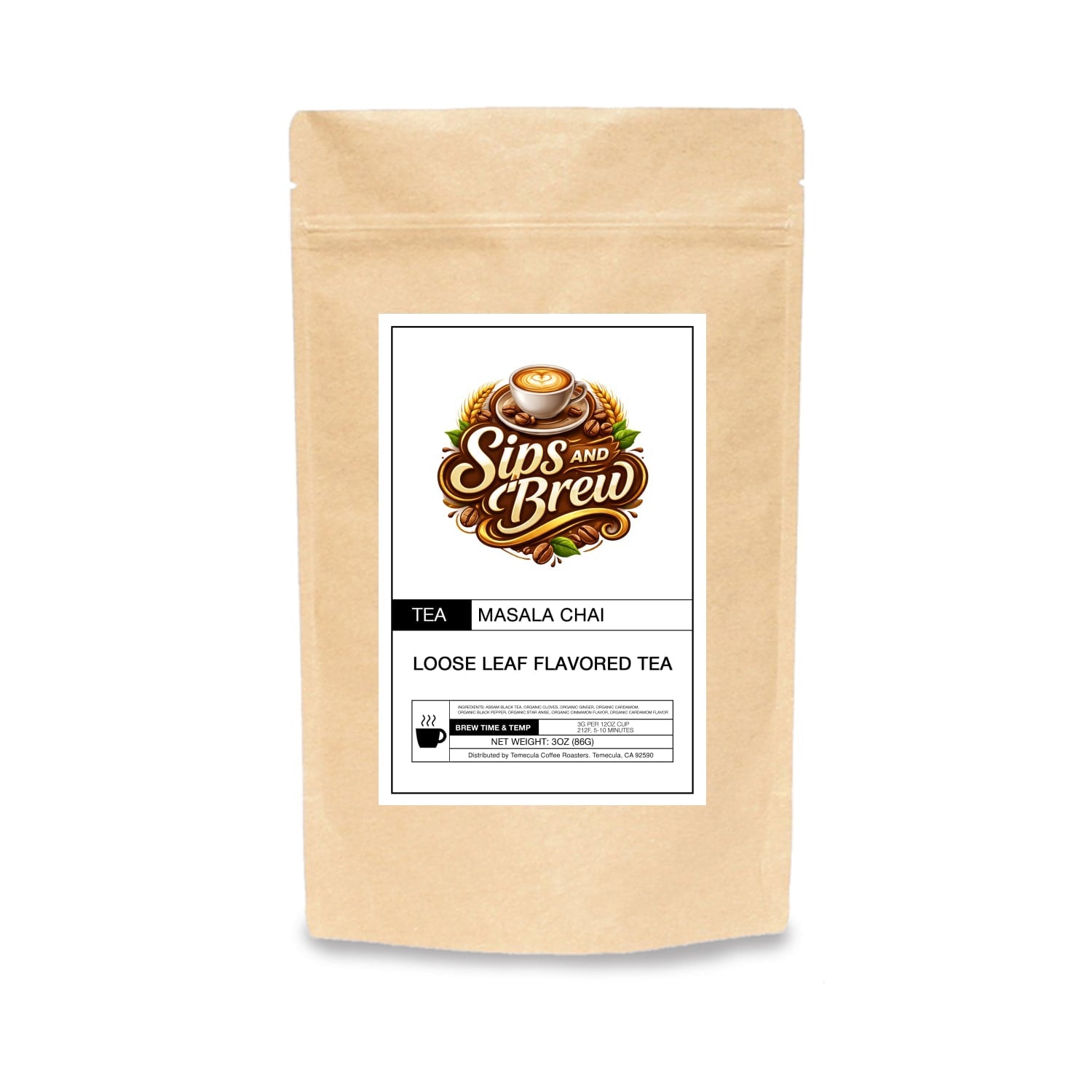 Masala Chai - Sips and Brew