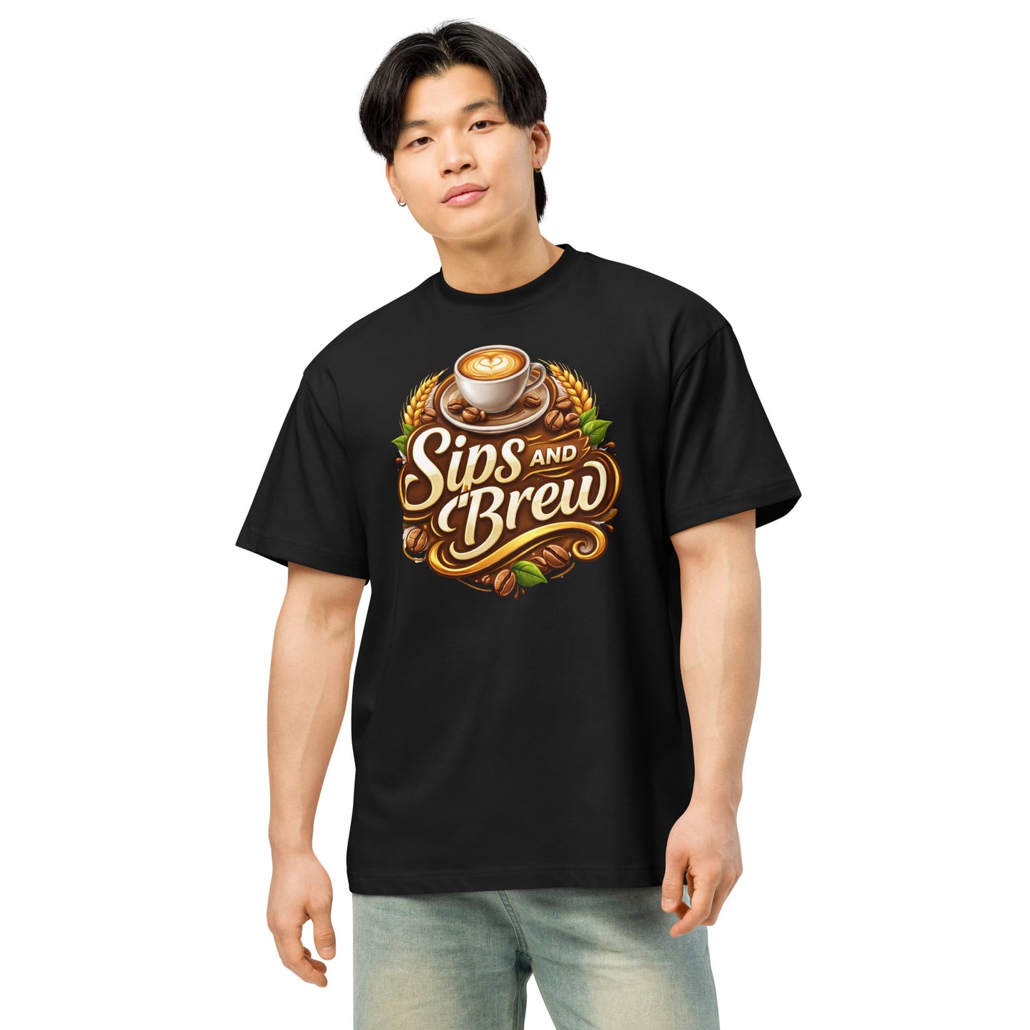 Men’s Box Tee - Sips and Brew