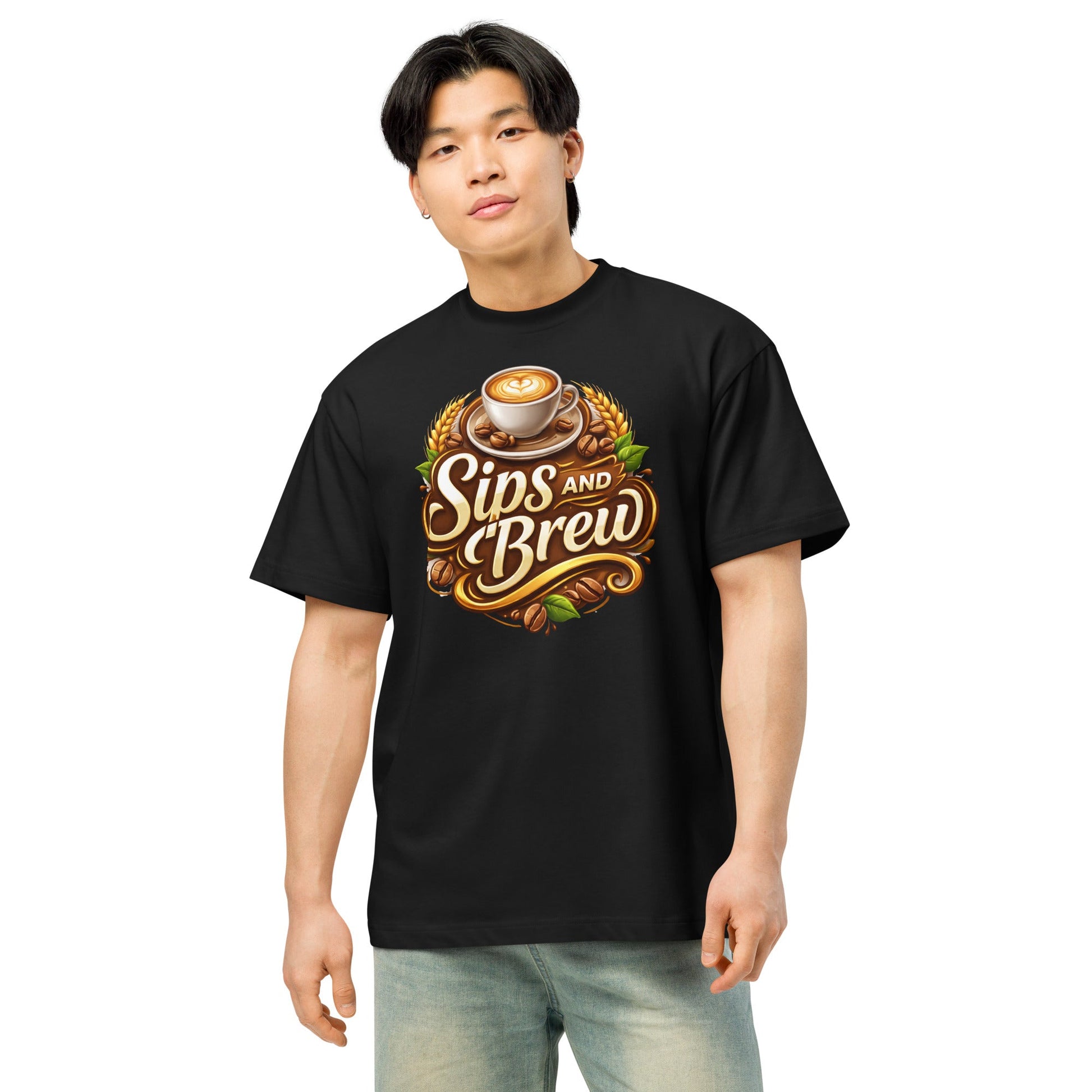 Men’s Box Tee - Sips and Brew