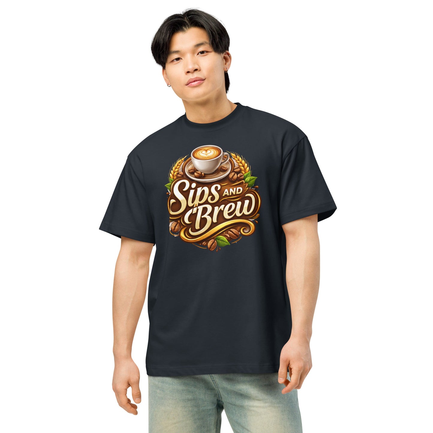 Men’s Box Tee - Sips and Brew
