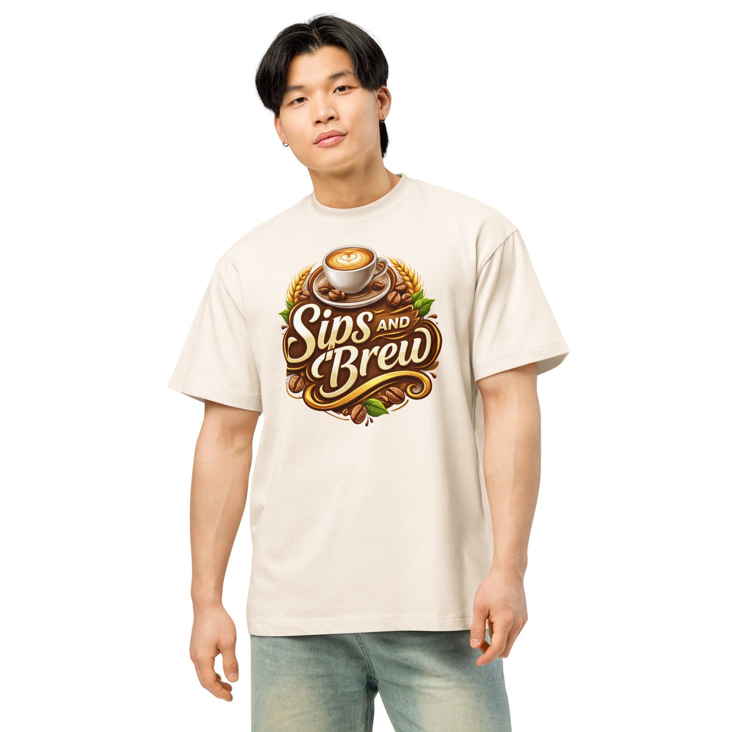 Men’s Box Tee - Sips and Brew