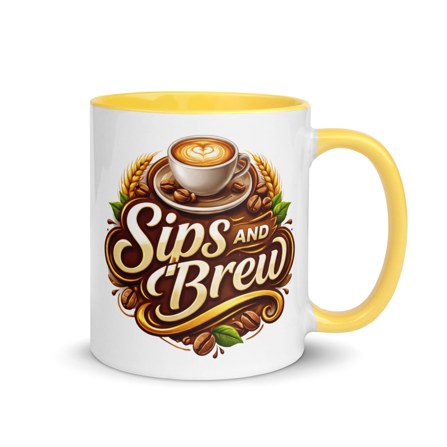Mug With Color Inside - Sips and Brew