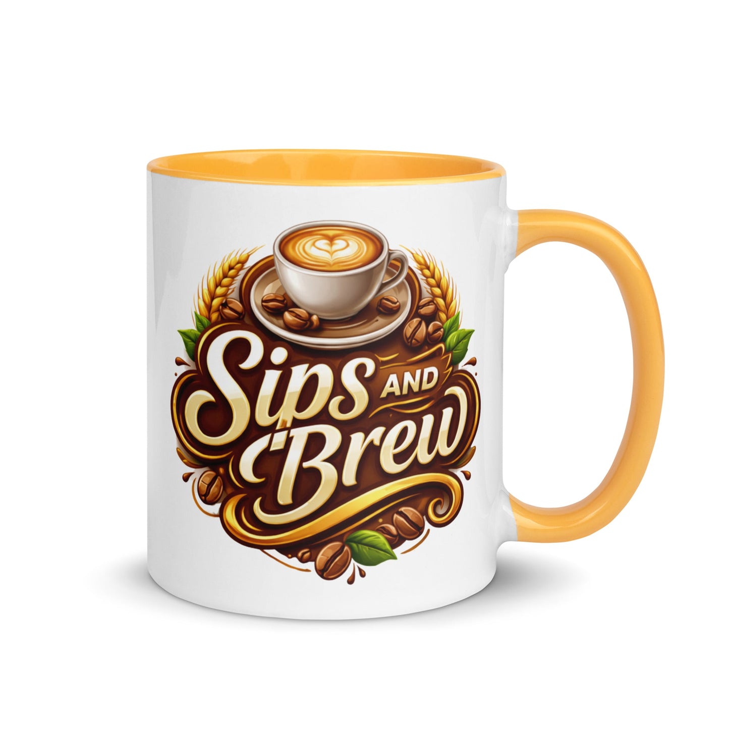Mug With Color Inside - Sips and Brew