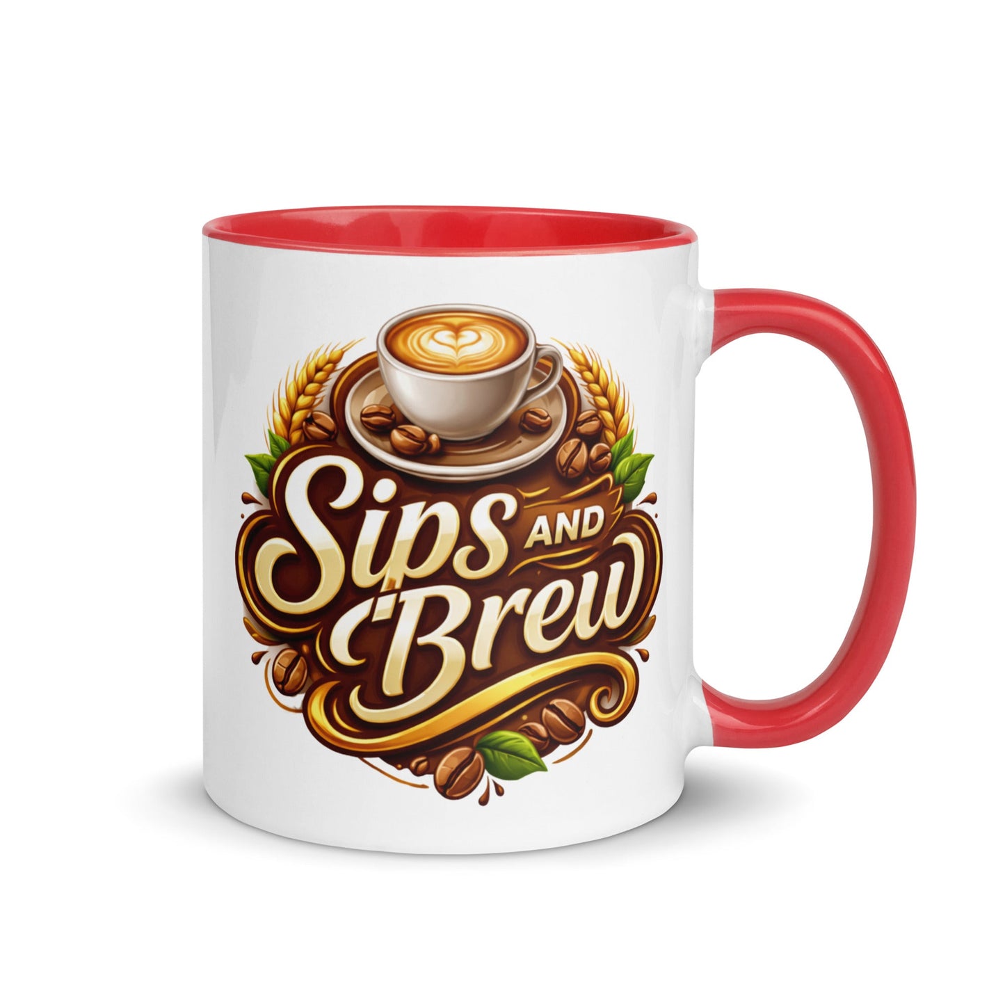 Mug With Color Inside - Sips and Brew