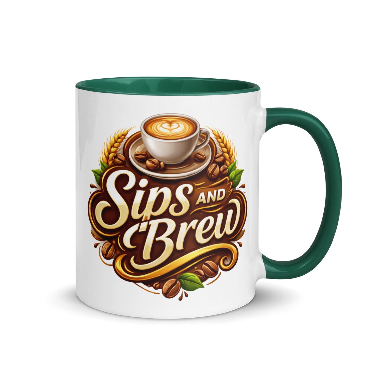 Mug With Color Inside - Sips and Brew