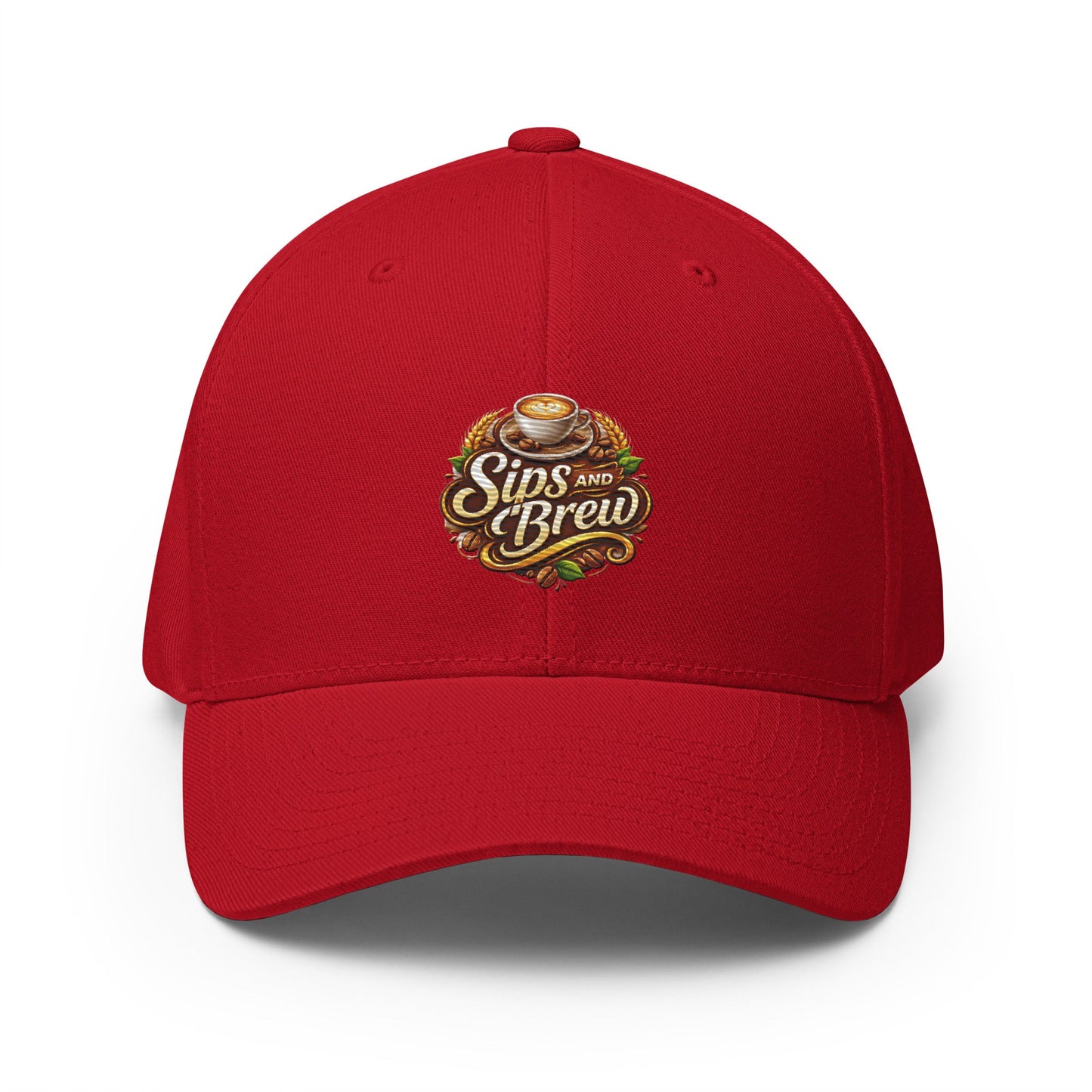 Structured Twill Cap - Sips and Brew