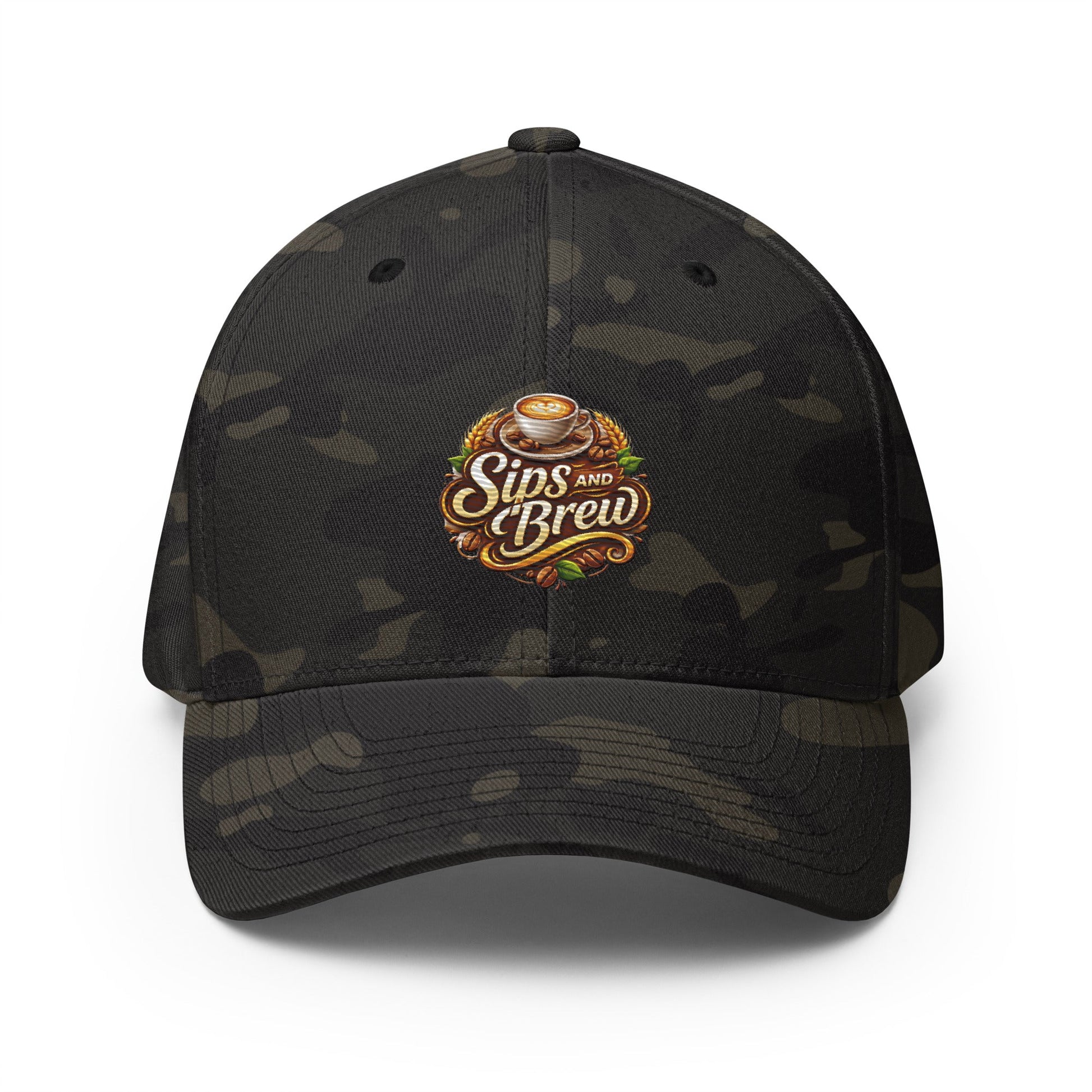 Structured Twill Cap - Sips and Brew