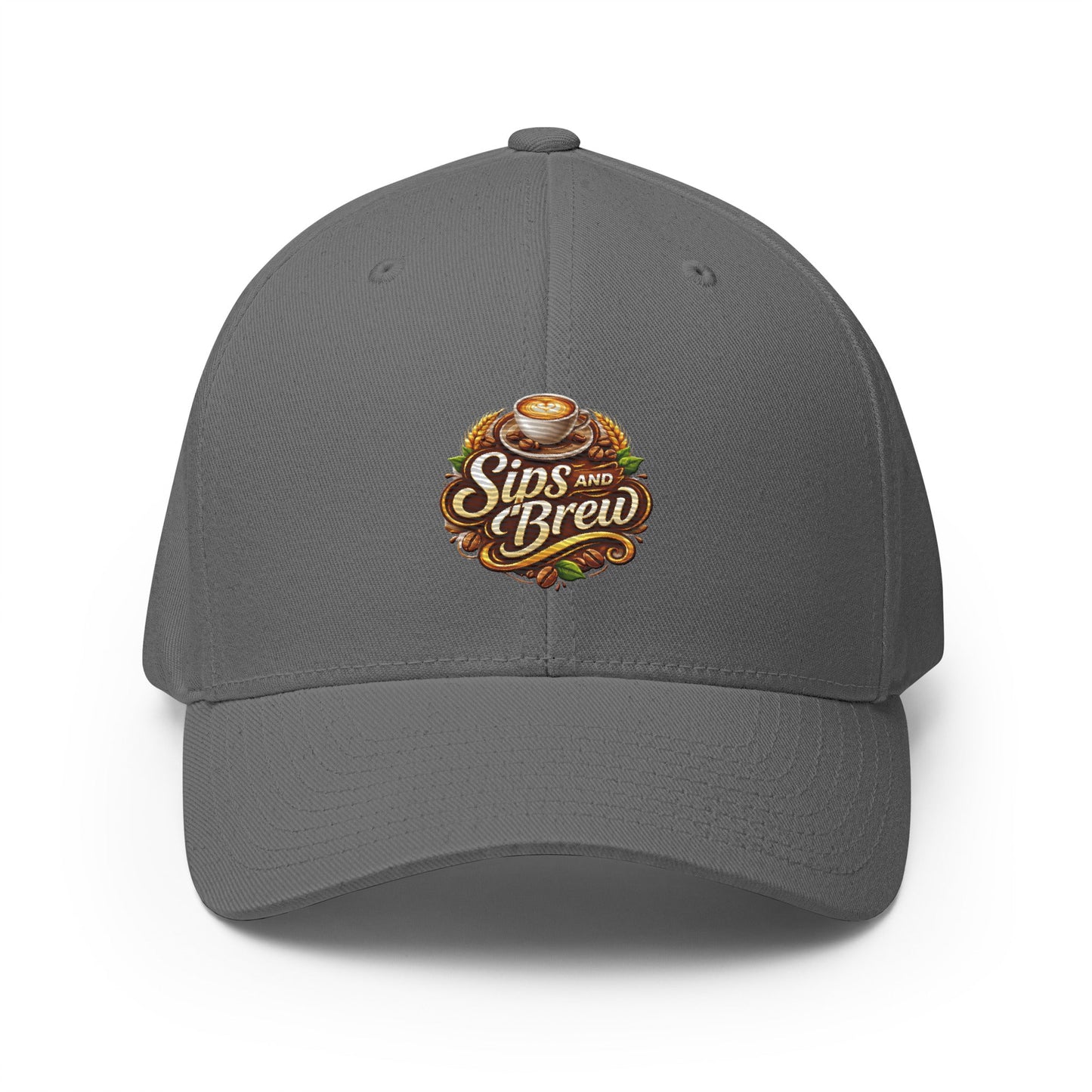 Structured Twill Cap - Sips and Brew
