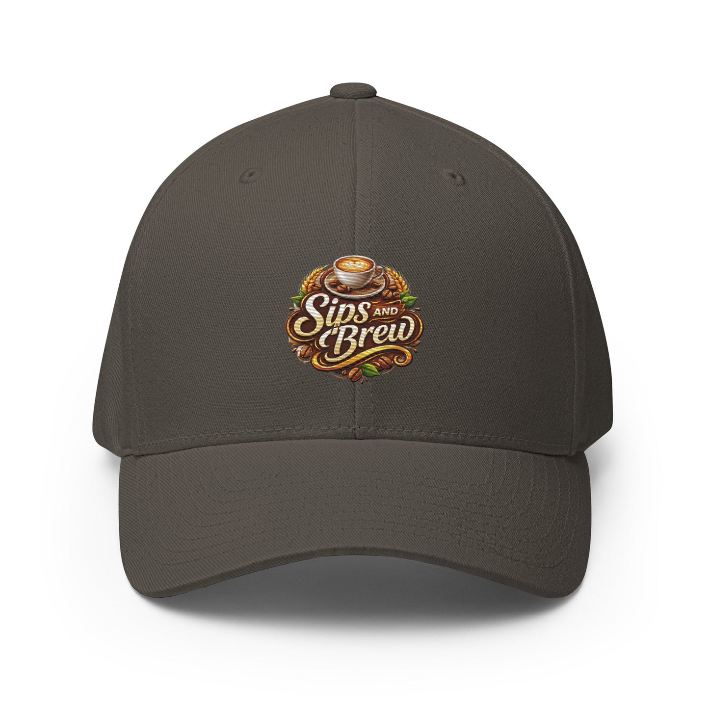 Structured Twill Cap - Sips and Brew