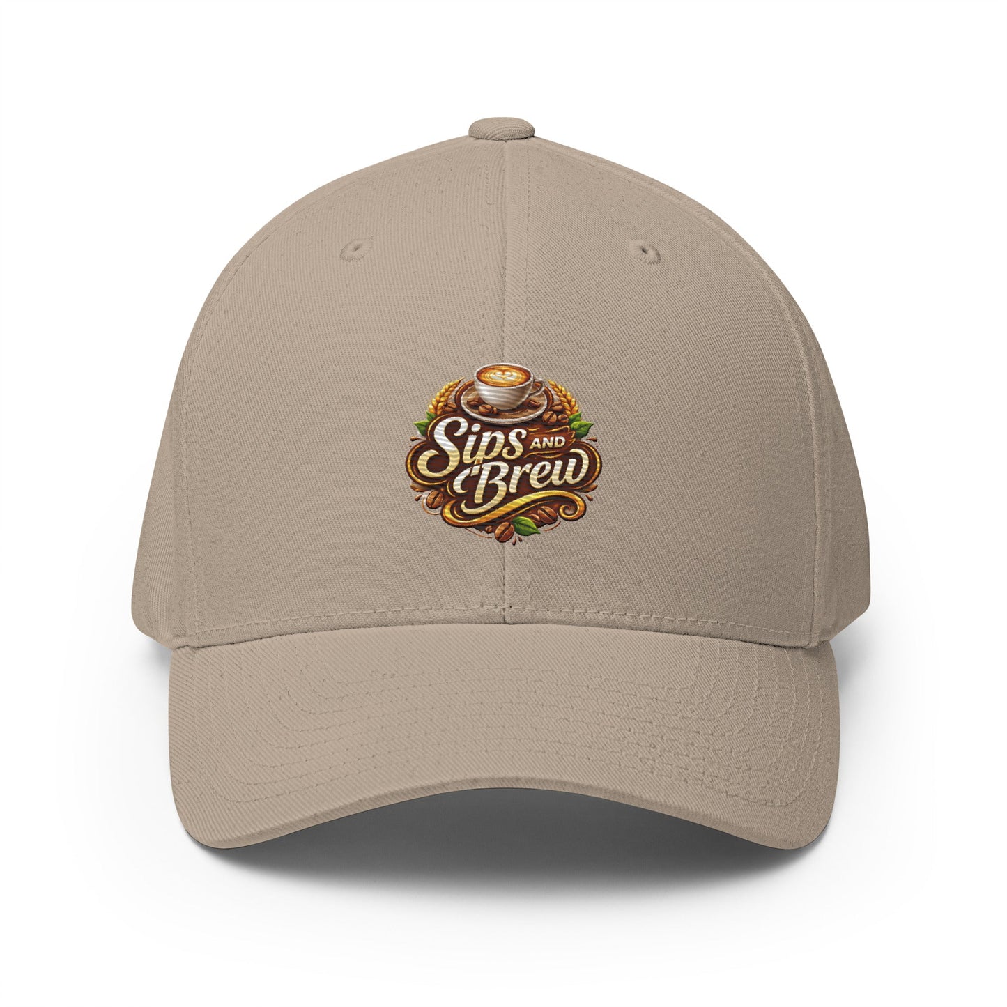 Structured Twill Cap - Sips and Brew