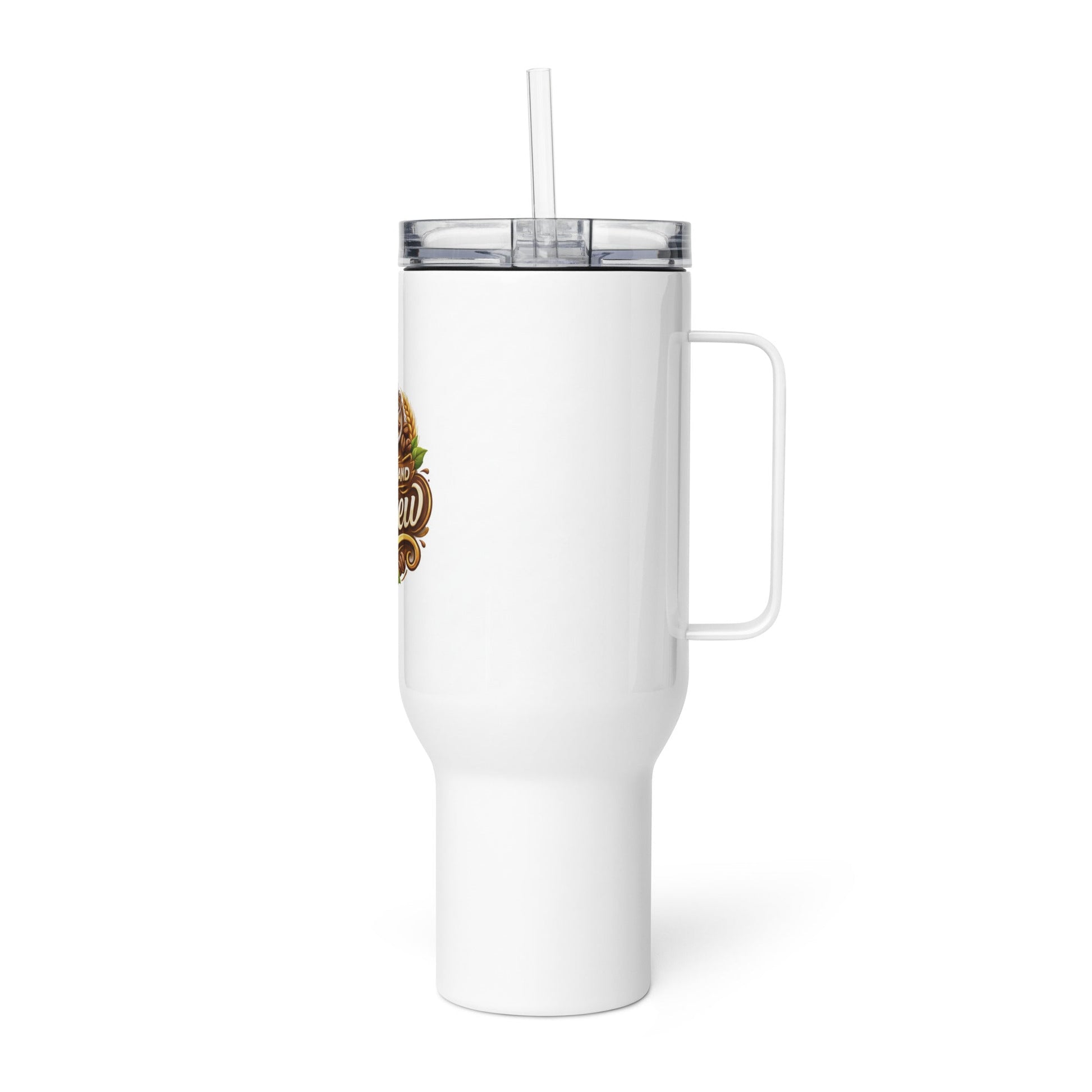 Travel mug with a handle - Sips and Brew