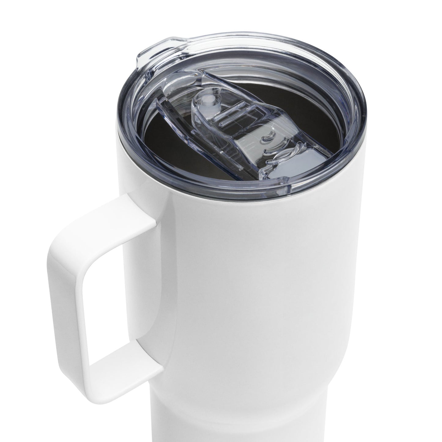 Travel mug with a handle - Sips and Brew