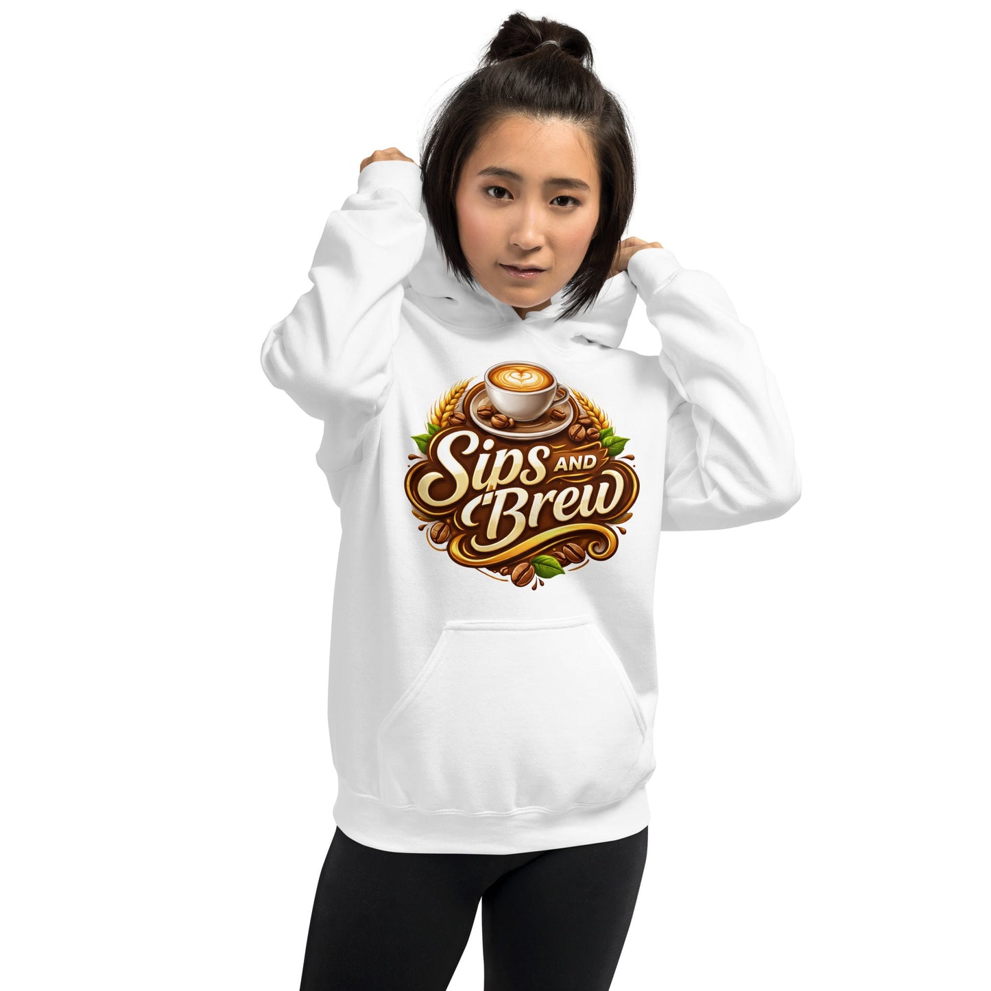 Unisex Hoodie - Sips and Brew