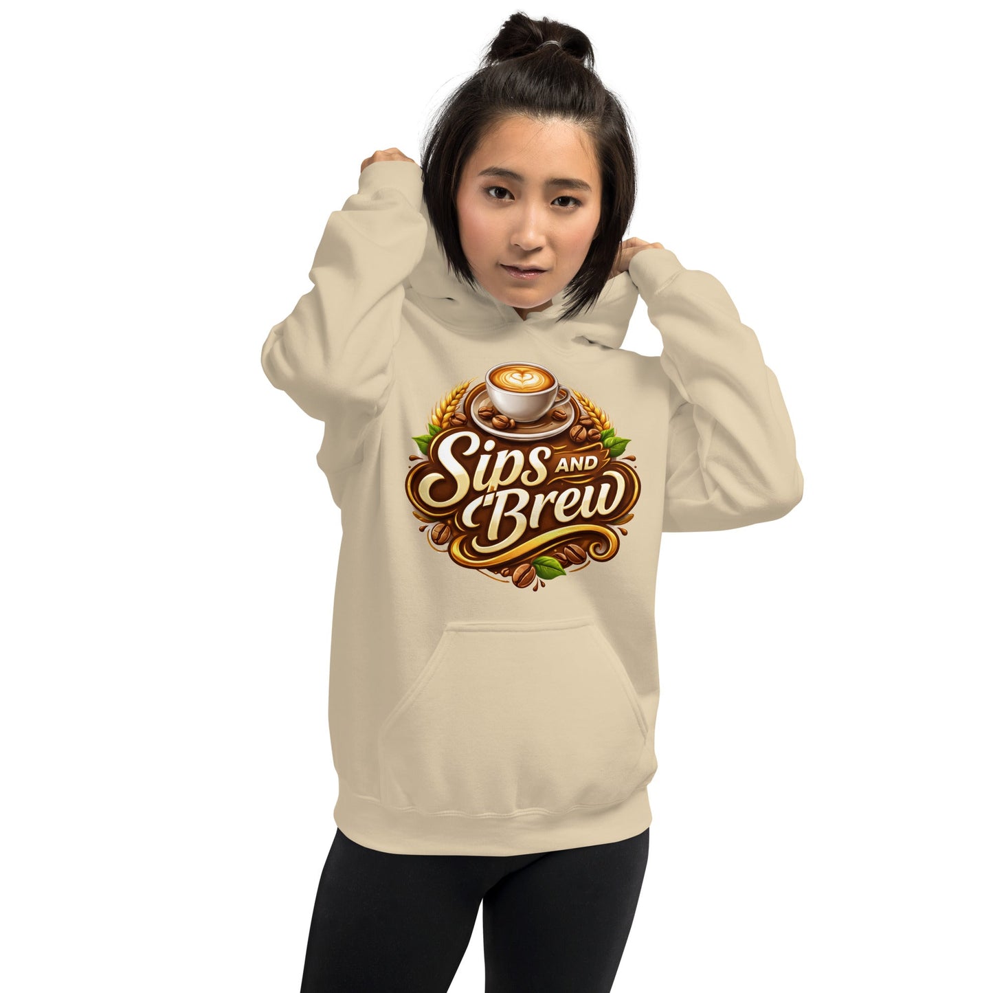 Unisex Hoodie - Sips and Brew