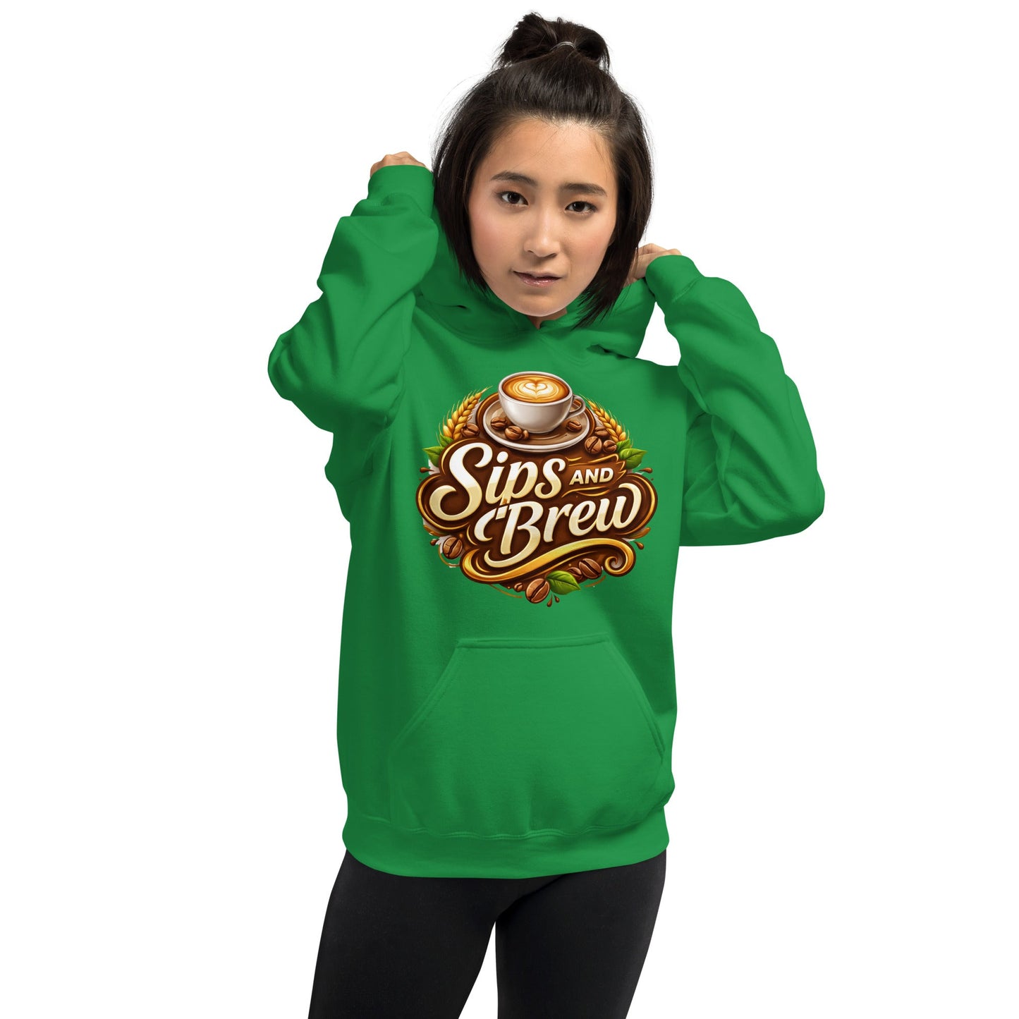 Unisex Hoodie - Sips and Brew