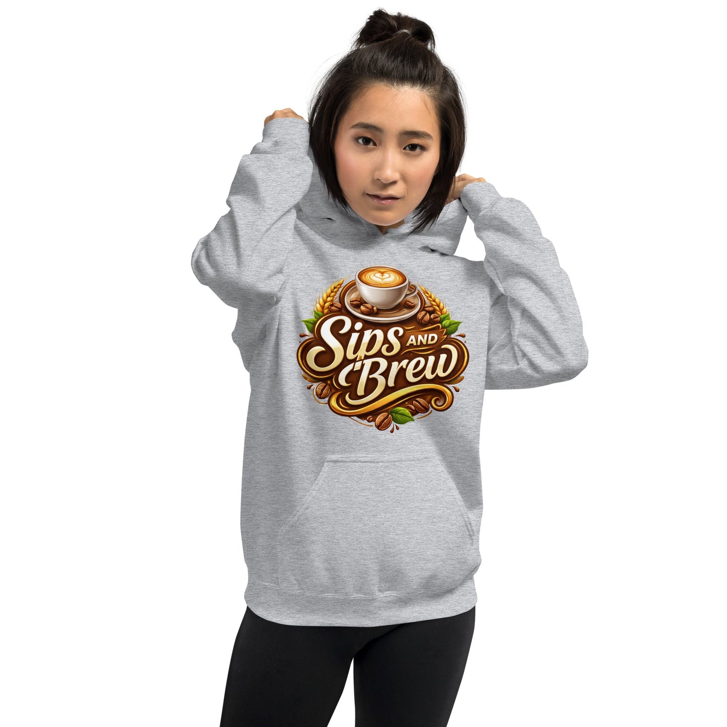 Unisex Hoodie - Sips and Brew