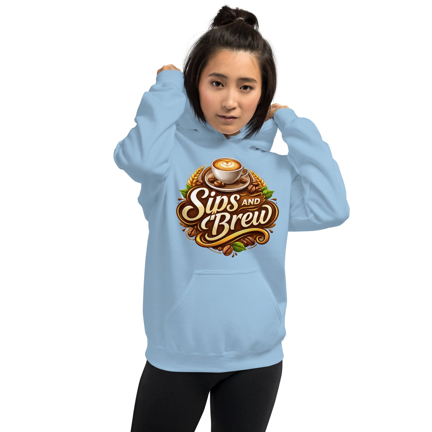 Unisex Hoodie - Sips and Brew